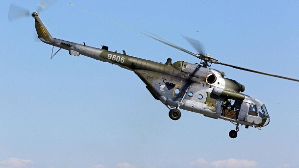 Ein M-17 Hubschrauber sowjetischer Bauart (Archivbild): Russland protestiert dagegen, dass die USA diese Fluggeräte an die Ukraine geliefert haben. (Quelle: imago images/STAR-MEDIA)