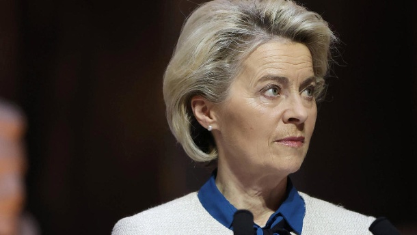 Ursula von der Leyen: Die Präsidentin der Europäischen Kommission verurteilt den Gas-Lieferstopp Russlands scharf. (Quelle: imago images/Xinhua)